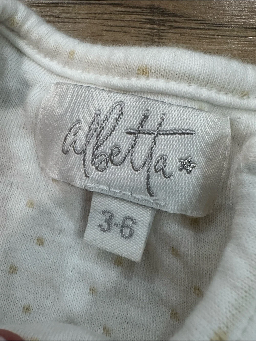 Unbranded Cream & Yellow Striped Baby One-Piece with Embroidered Fox
